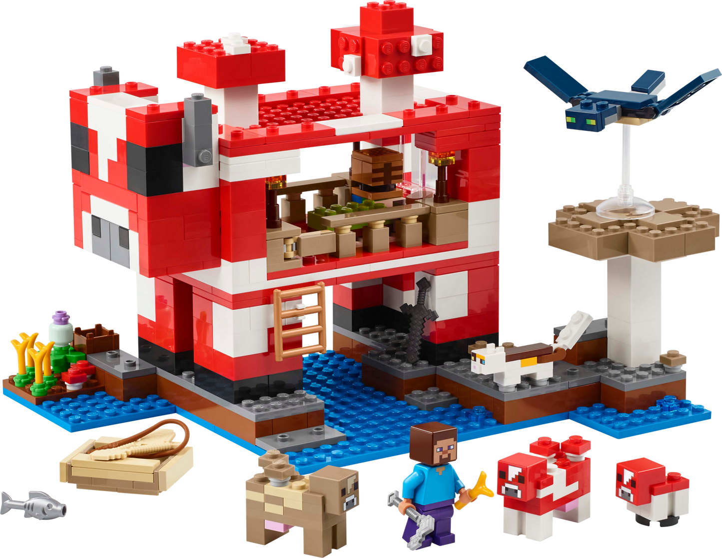 LEGO Minecraft 21270 - Casa Ciuper-vaca (500 piese)