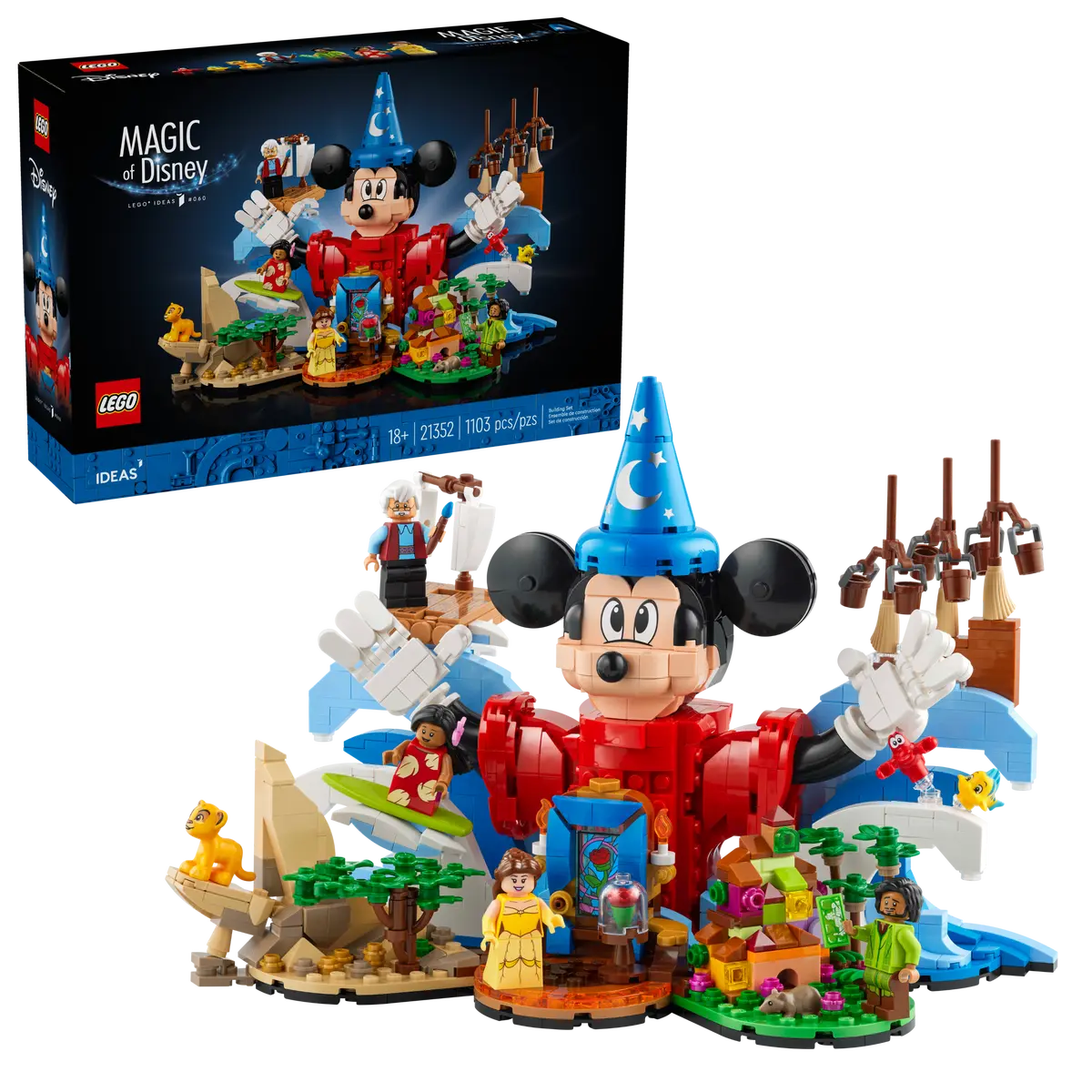 LEGO Ideas 21352 - Magia Disney (1103 piese)