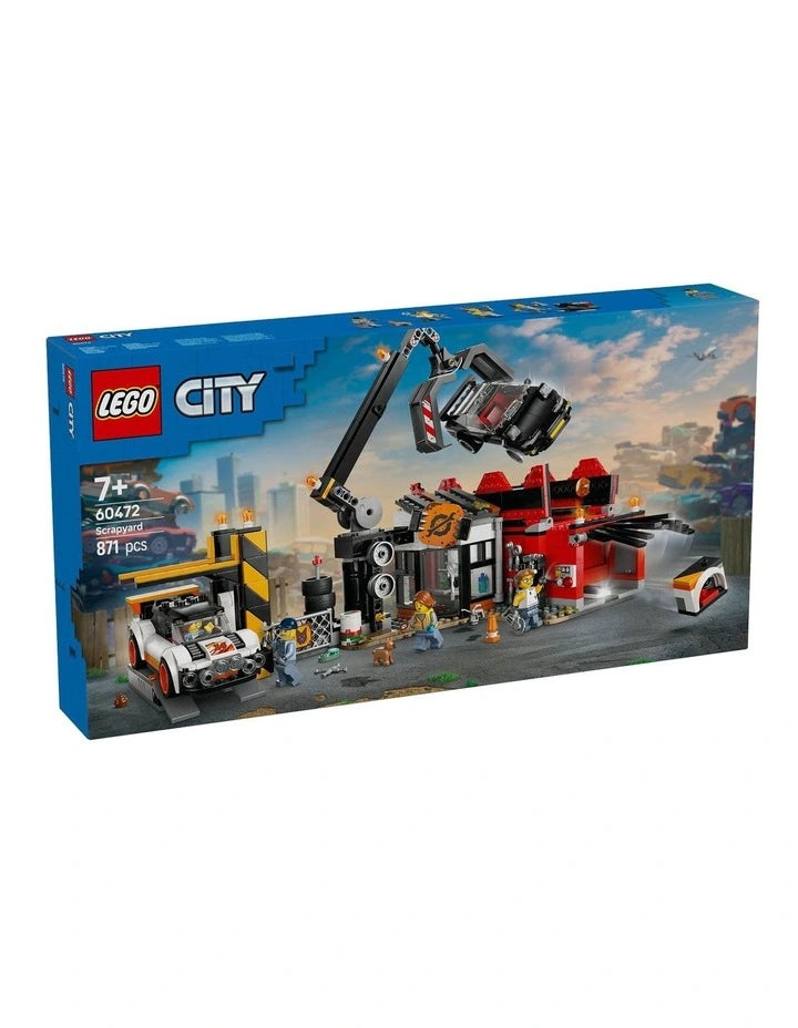 LEGO City 60472 - Cimitir de masini vechi (871 piese)