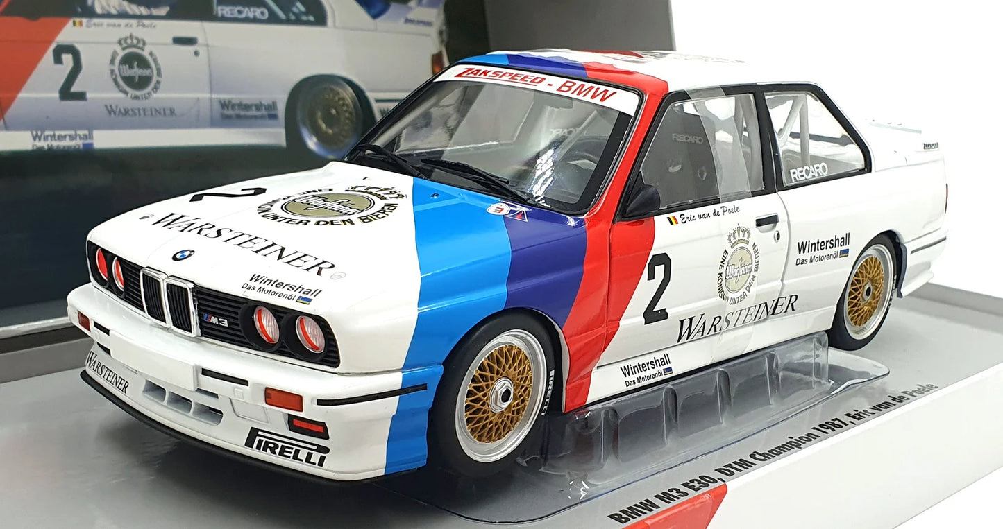 BMW M3 E30 #2 DTM Champion 1987 Eric van de Poele - 1/18 Werk83