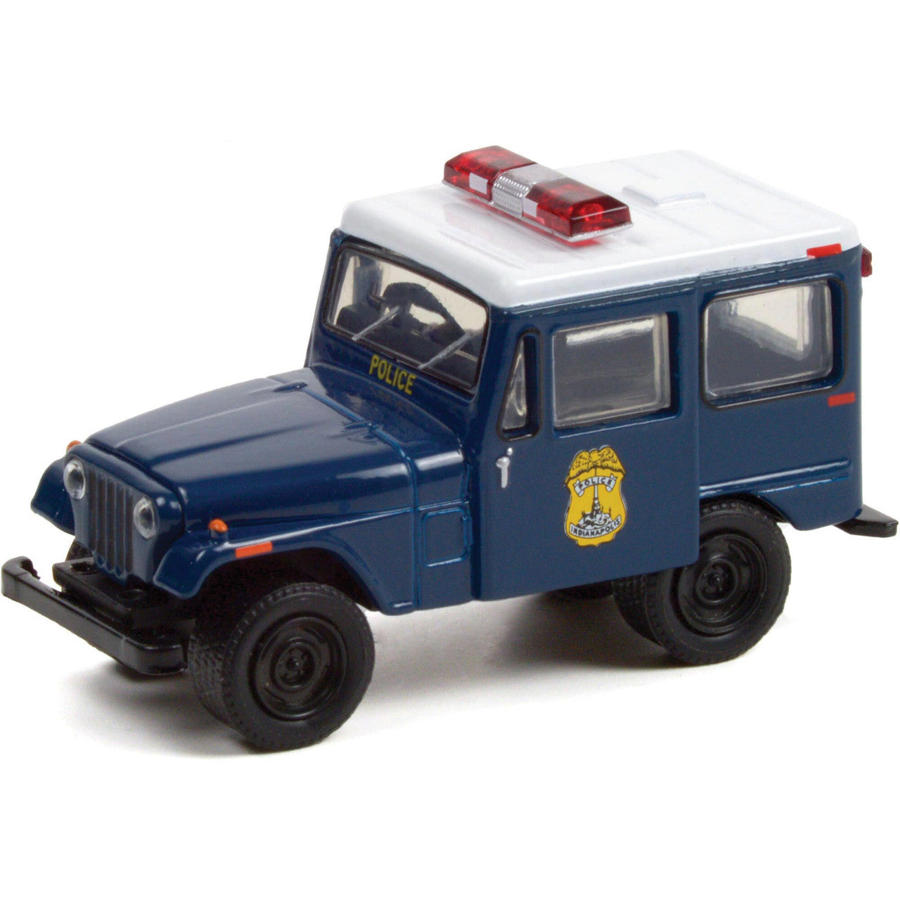 Jeep DJ-5 1974 Indianapolis Metropolitan Police Department - 1/64 Greenlight