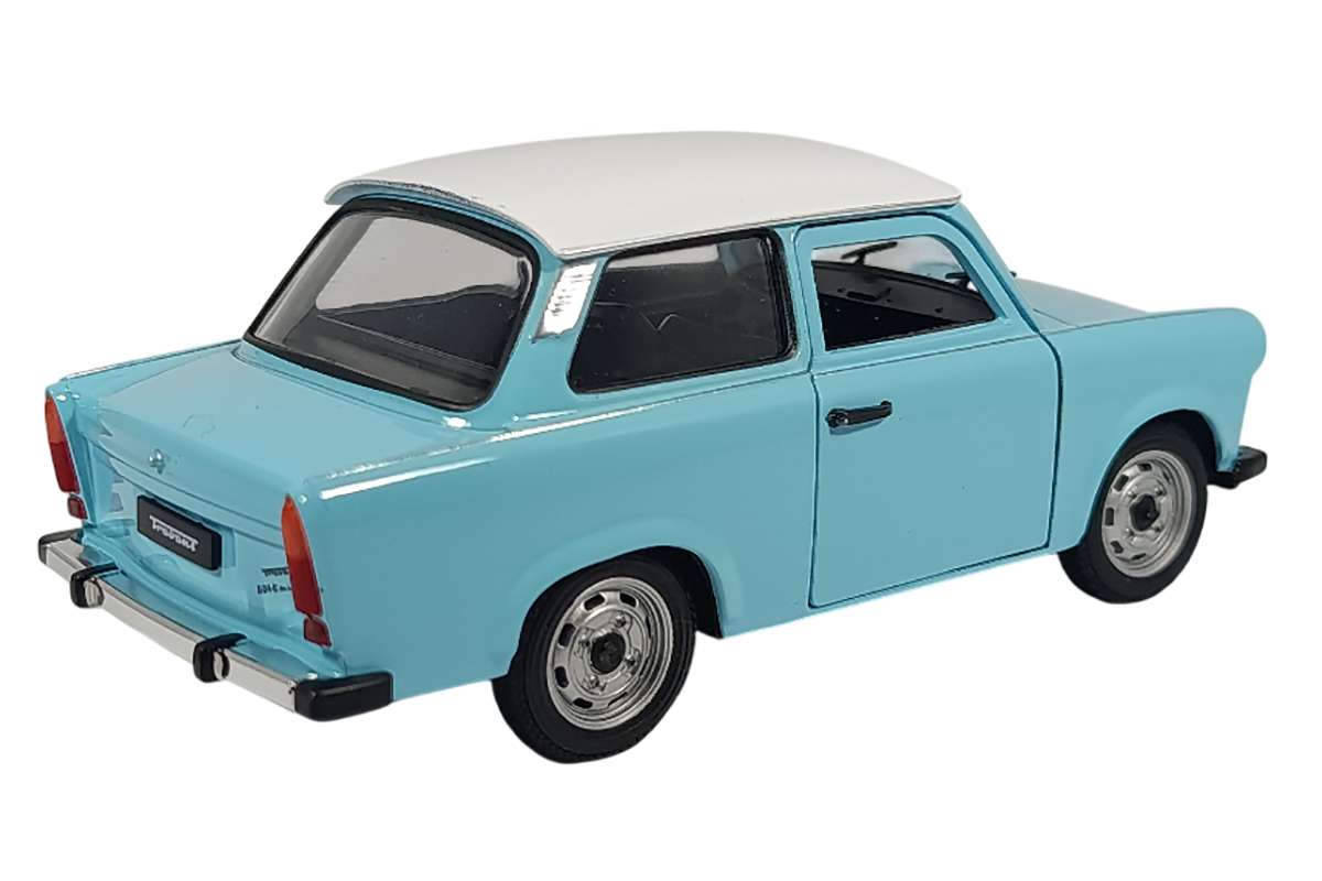 Trabant 601 bleu/alb - 1/24 Welly