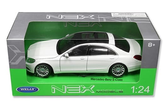 Mercedes-Benz S-Class alb - 1/24 Welly