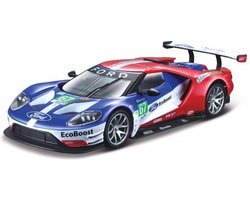 Ford GT 2017 Race Car #67 cu vitrina plexiglass - 1/32 Bburago
