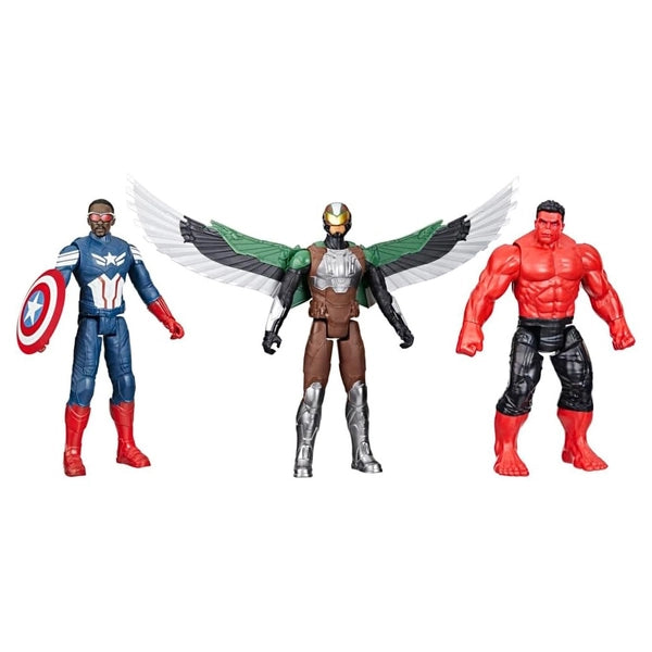 Set 3 figurine Marvel Studios Captain America Brave New World 29cm