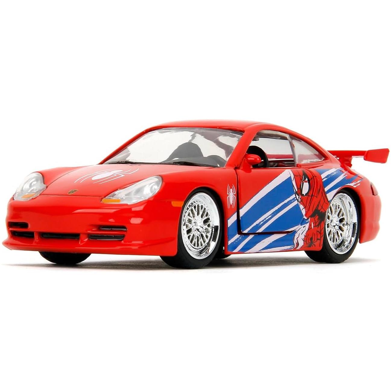 Porsche 911 GT3 RS 996 Spiderman - 1/32 Jada