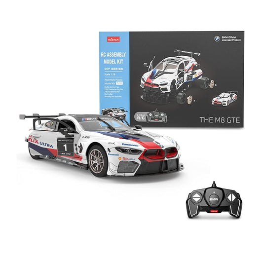 BMW M8 GTE de asamblat cu telecomanda - 1/18 Rastar