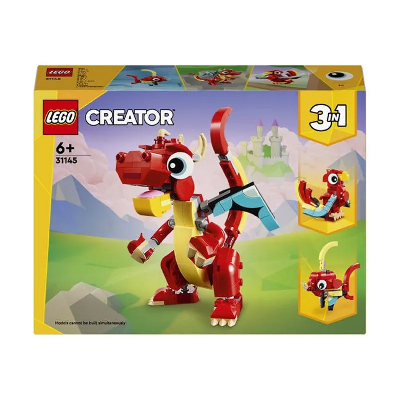 LEGO Creator 31145 - Dragon rosu (149 piese)