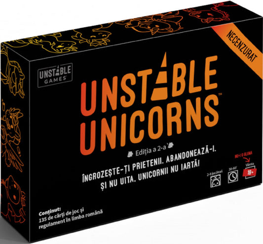 Joc Unstable Unicorns NSFW, limba romana - NECENZURAT
