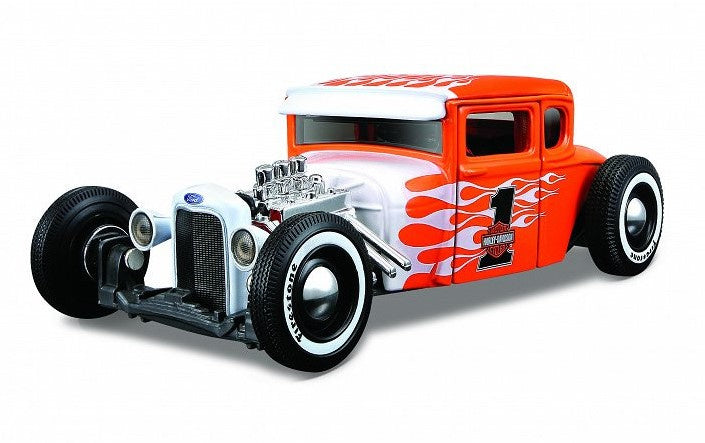 Ford Model A 1929 Harley-Davidson - 1/24 Maisto
