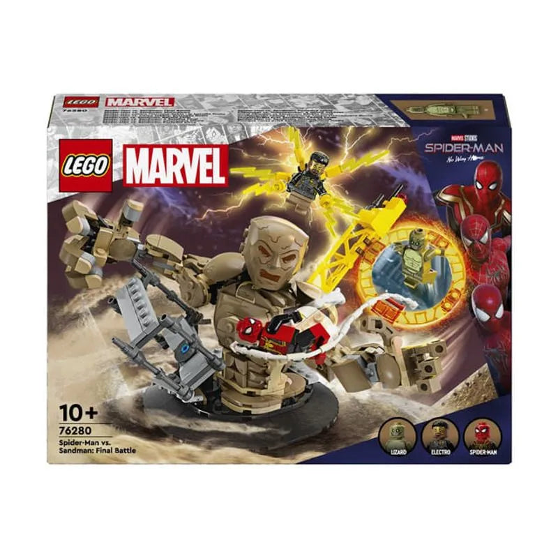 LEGO Marvel 76280 - Omul Paianjen vs Sandman: Batalia finala (347 piese)