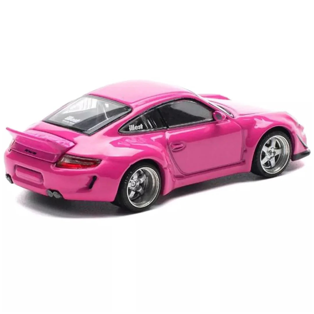 Porsche 911 Carrera RWB 997 roz - 1/64 Pop Race