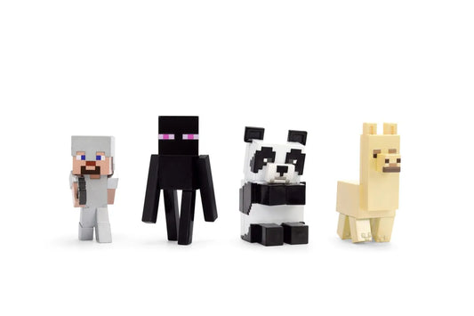 Set 4 figurine metalice Minecraft 6,5cm model nou - Jada