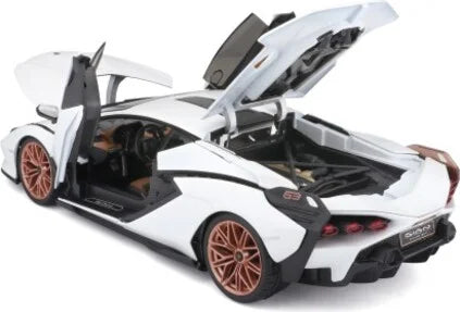 Lamborghini Sian alb/negru - 1/18 Bburago