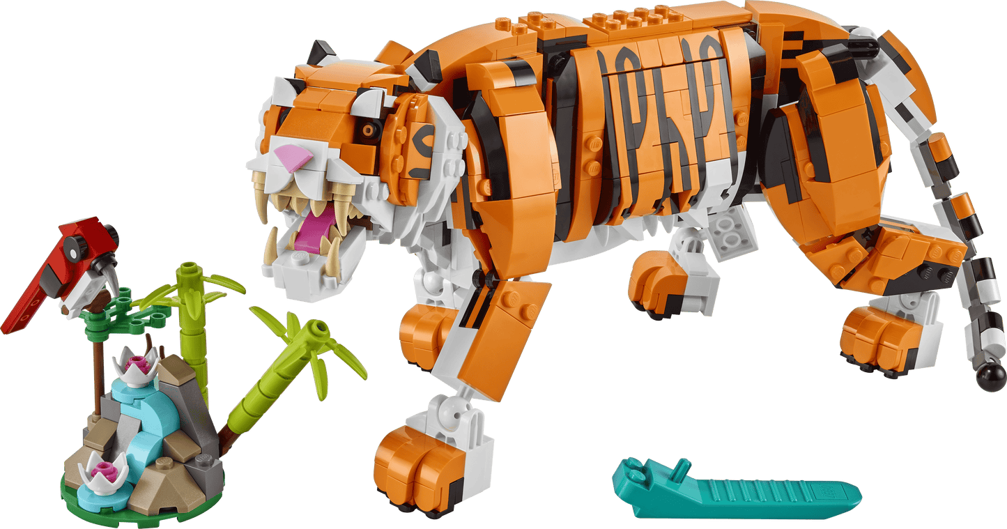 LEGO Creator 3 in 1 31129 - Maretul tigru (755 piese)