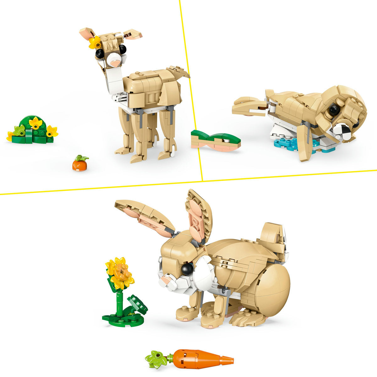 LEGO Creator 3in1 31162 - Iepuras dragalas (326 piese)