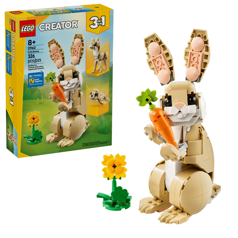 LEGO Creator 3in1 31162 - Iepuras dragalas (326 piese)