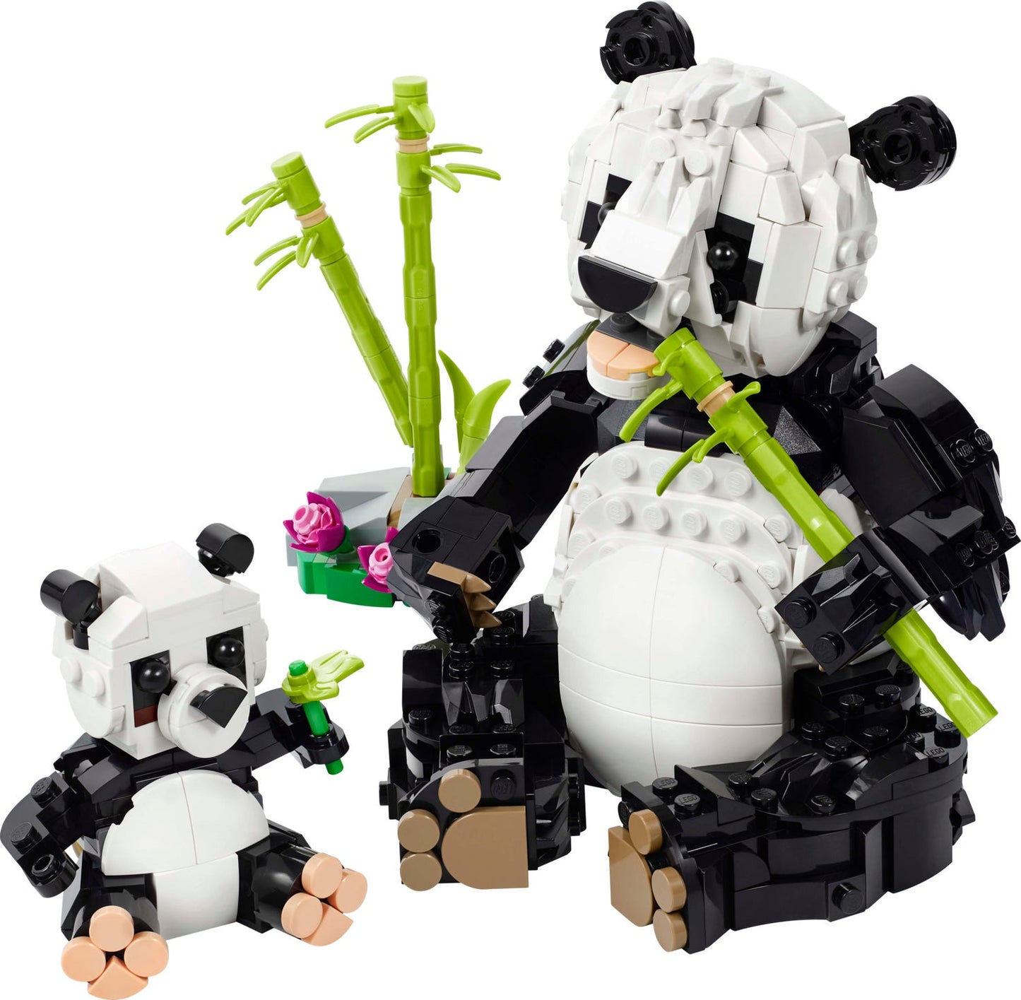 LEGO Creator 3 in 1 31165- Animale salbatice: Familia de ursi panda (626 piese)