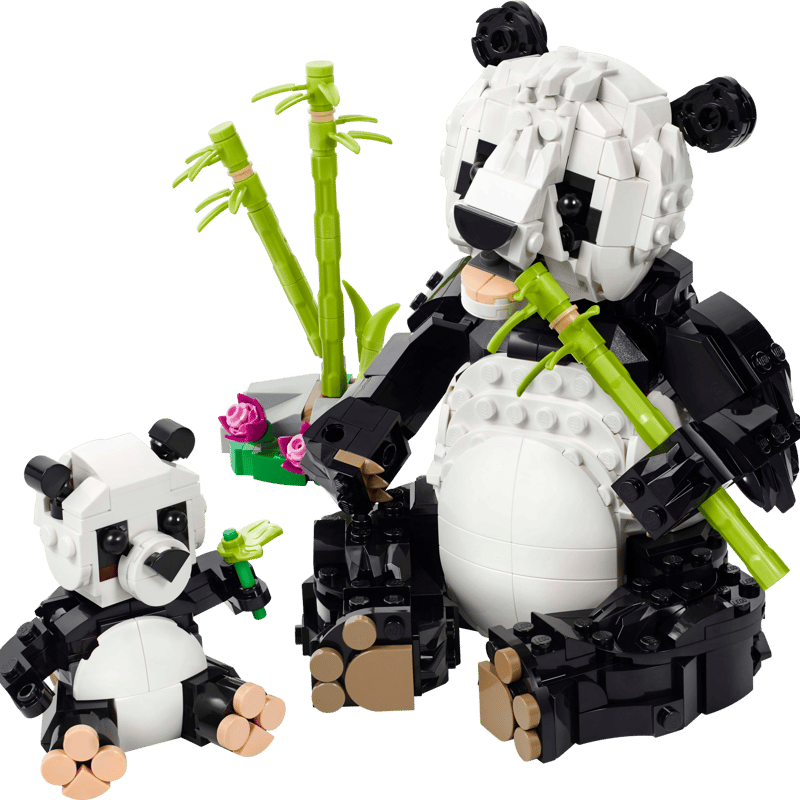 LEGO Creator 3 in 1 31165 - Animale salbatice: Familia de ursi panda (626 piese)