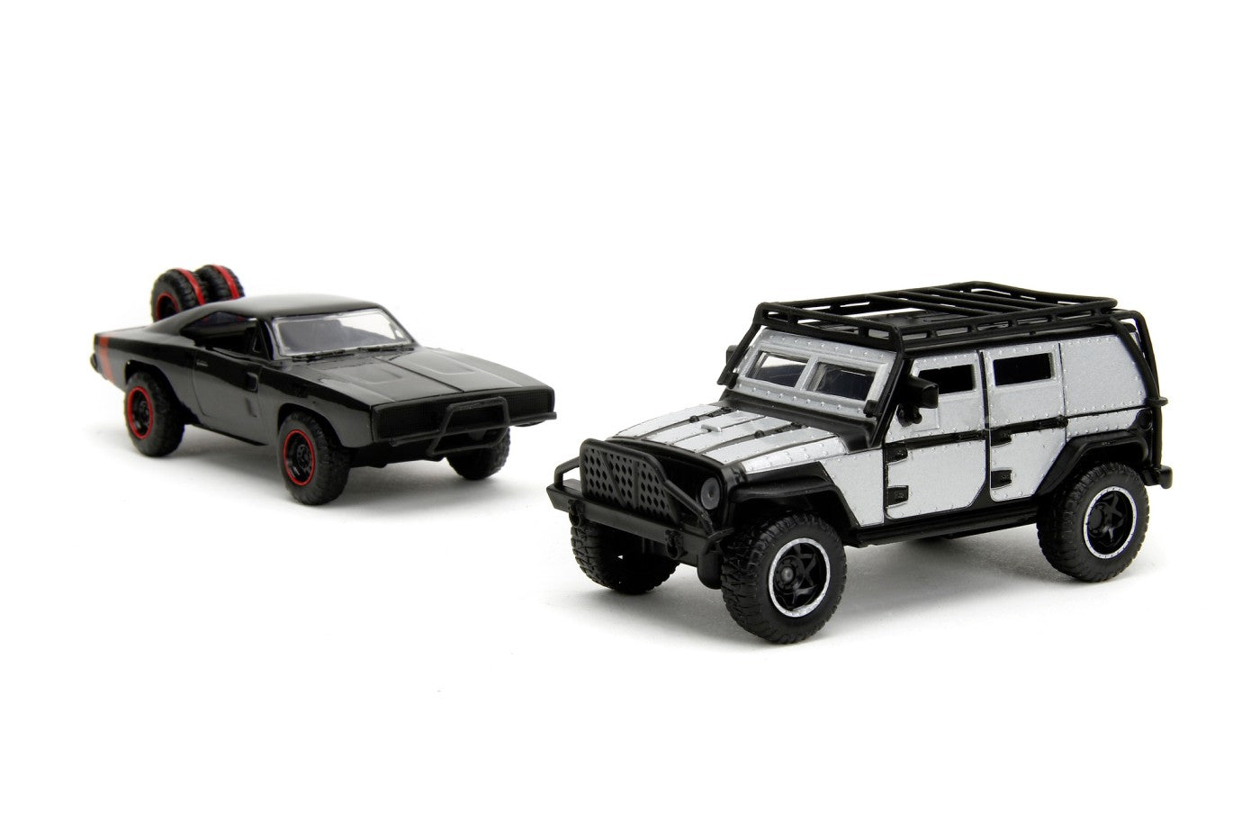 Set 2 masinute metalice - Jeep Wrangler si Dodge Charger R/T - 1/32 Jada
