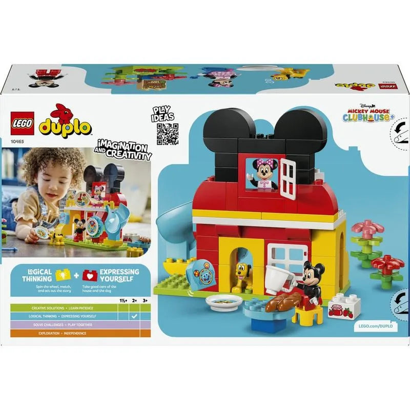 LEGO DUPLO 10465 - Clubul lui Mickey Mouse cu Minnie si Pluto (87 piese)
