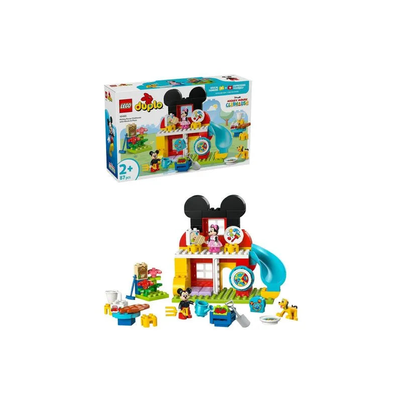 LEGO DUPLO 10465 - Clubul lui Mickey Mouse cu Minnie si Pluto (87 piese)