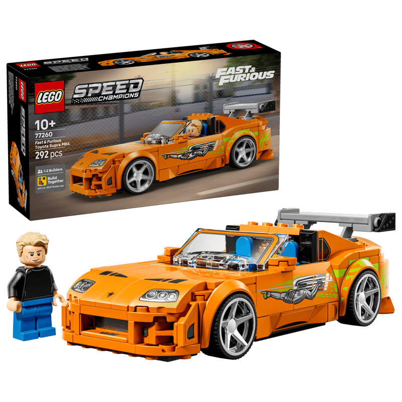 LEGO Speed Champions 77260 - Toyota Supra MK4 din Furios si iute (292 piese)
