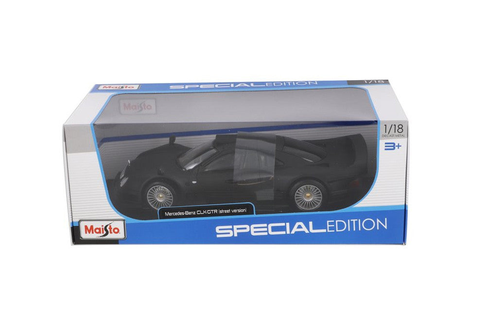 Mercedes-Benz CLK-GTR negru mat - 1/18 Maisto