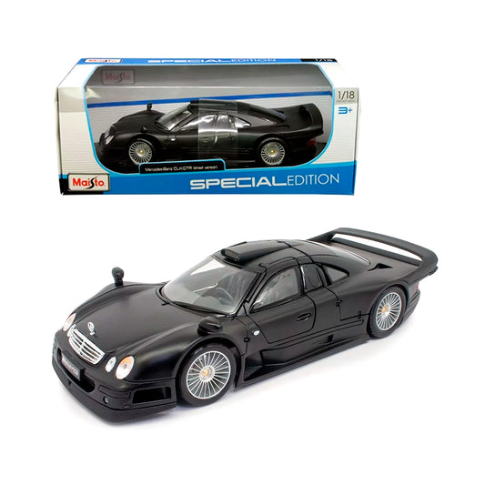 Mercedes-Benz CLK-GTR negru mat - 1/18 Maisto