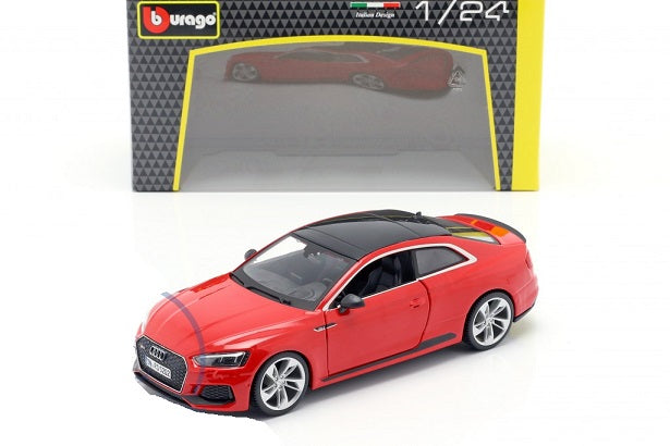 Audi RS5 Coupe rosu - 1/24 Bburago