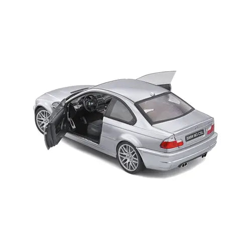 BMW E46 CSL argintiu 2003 - 1/18 Solido
