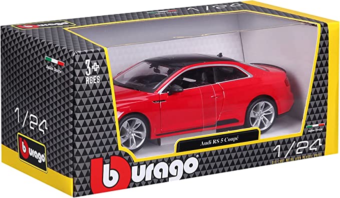 Audi RS5 Coupe rosu - 1/24 Bburago
