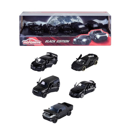 Set 5 masinute metalice Black Edition 2 - 1/64 Majorette