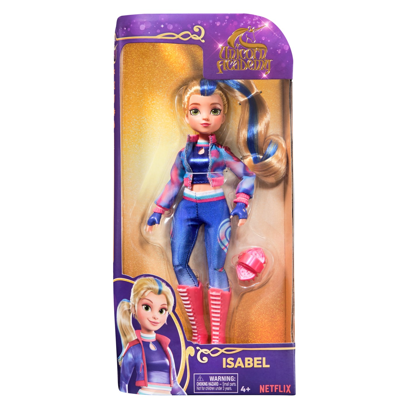 Papusa fashion Unicorn Academy - Isabel 25cm
