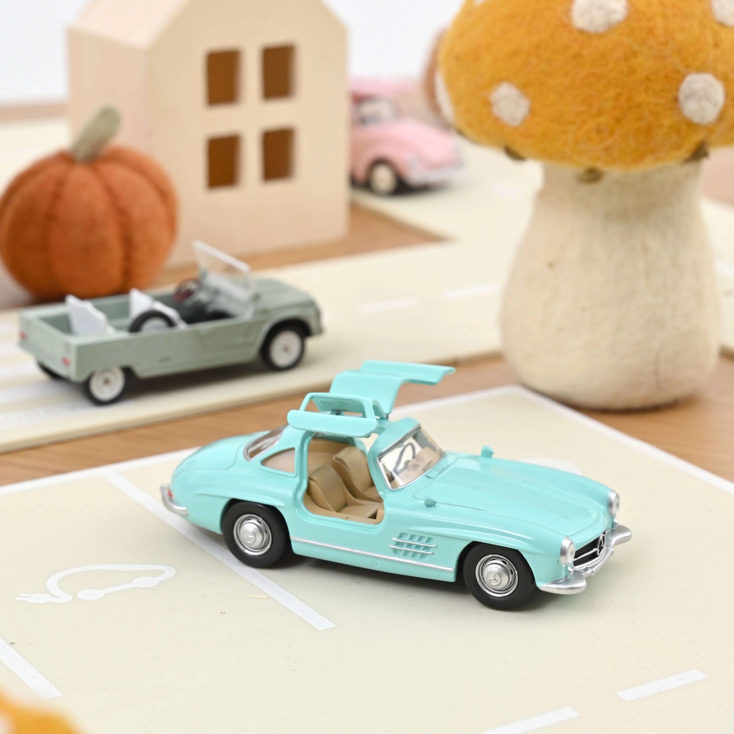 Mercedes 300 SL turquoise - 1/43 Norev