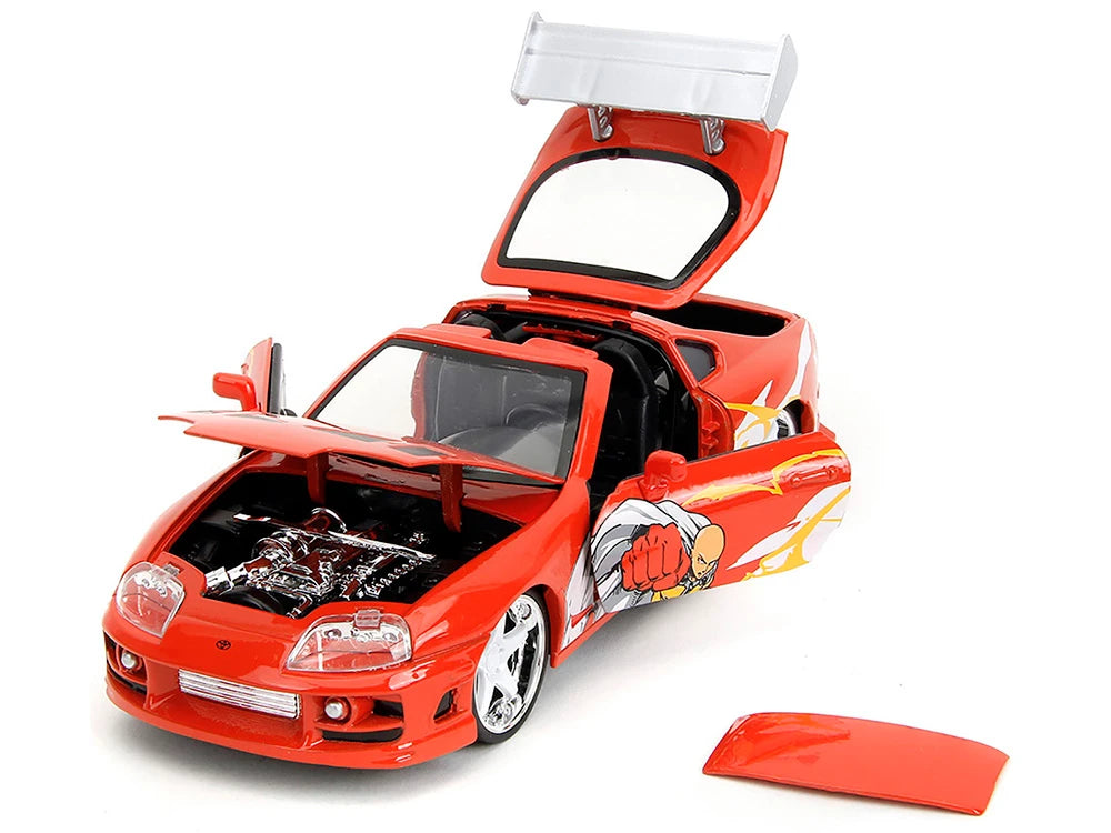 Toyota Supra 1995 si figurina One Punch Man - 1/24 Jada