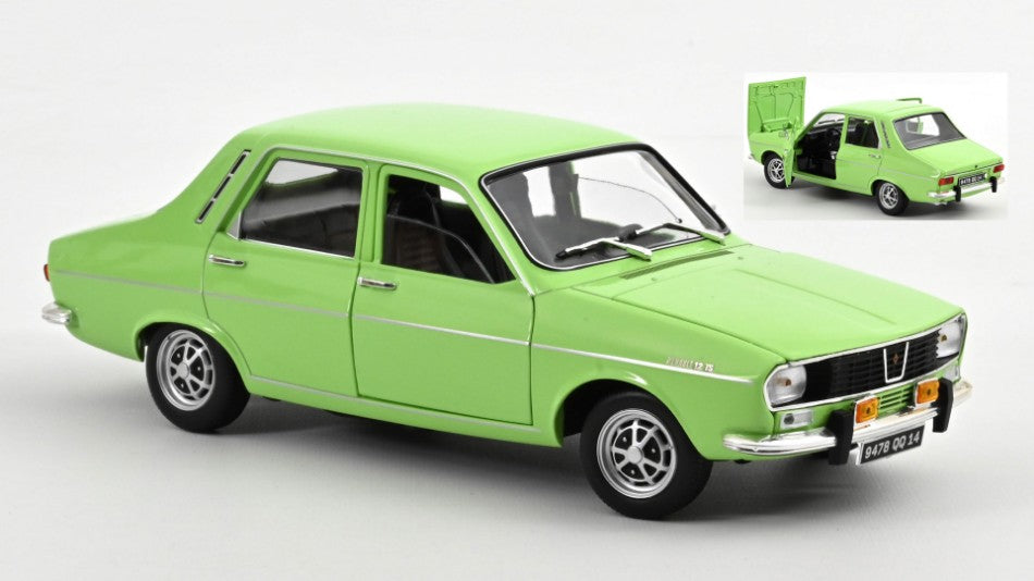 Renault 12 TS 1973 light green - 1/18 Norev