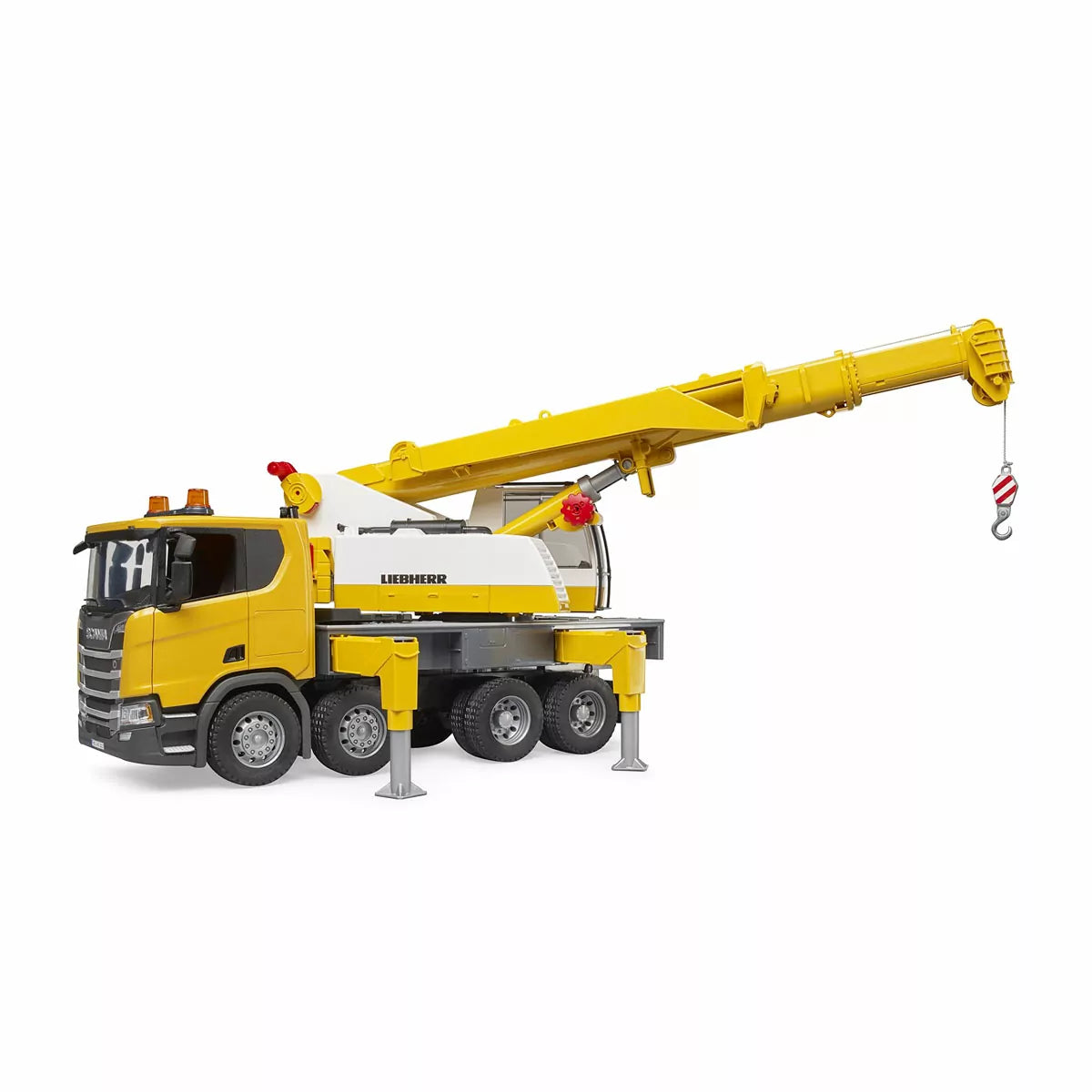 BRUDER 3571 - Camion Scania cu macara Liebherr