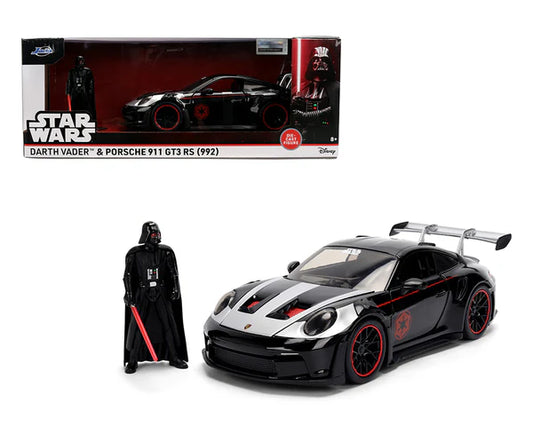 Porsche 911 GT3 RS 992 si Darth Vader - 1/24 Jada
