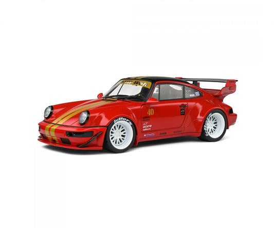 Porsche RWB 911/964 red Sakura 2021 - 1/18 Solido