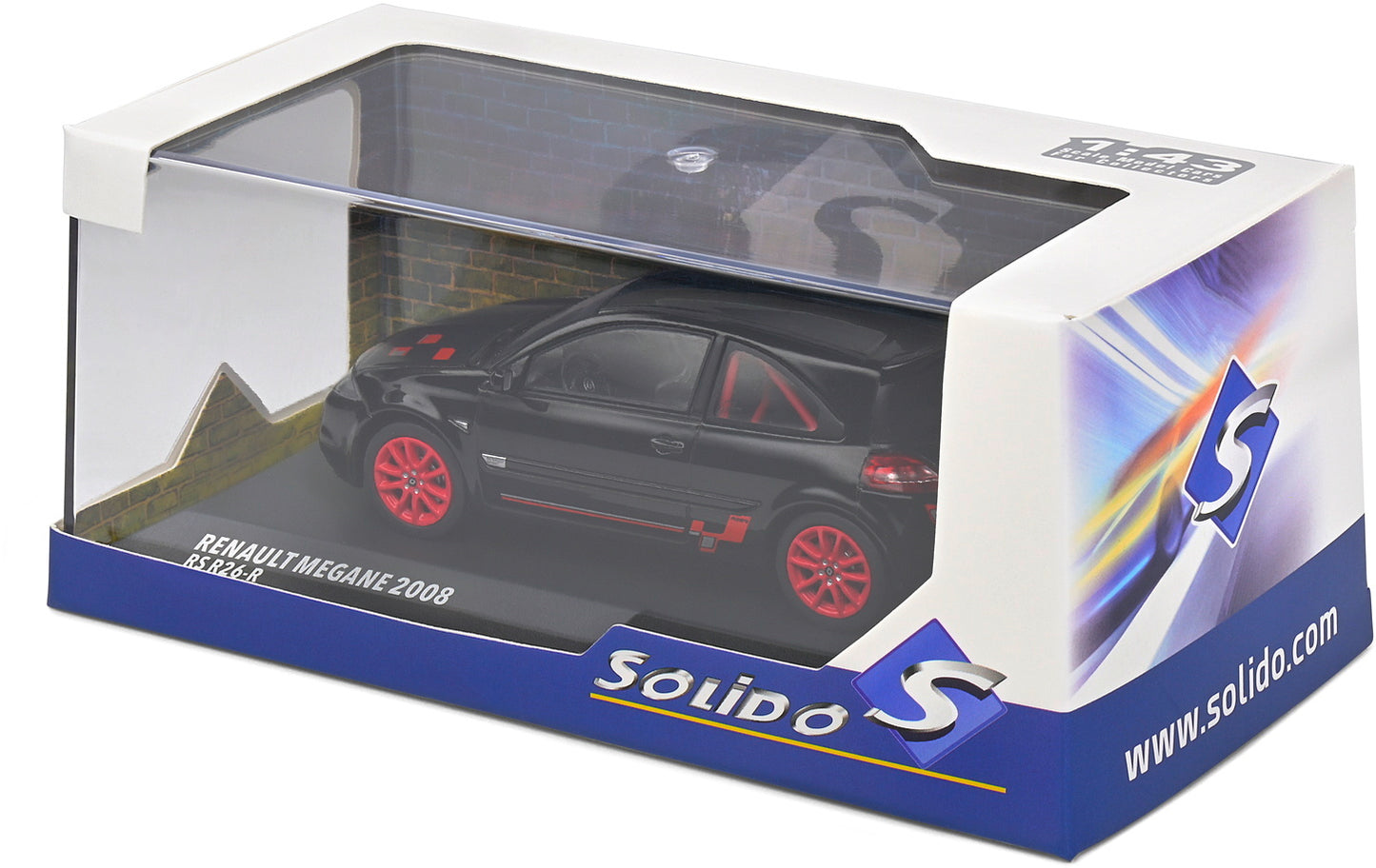 Renault Megane 2008 RS R26.R black - 1/43 Solido