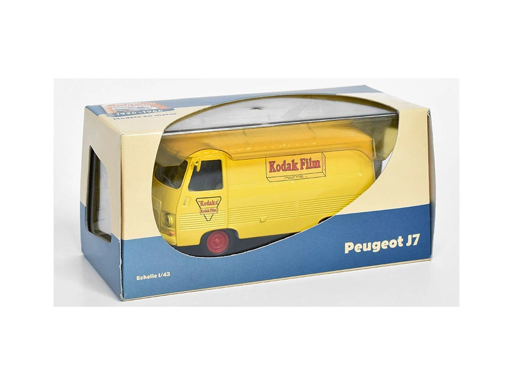 Peugeot J7 Kodak cu vitrina plexiglass - 1/43 Echelle