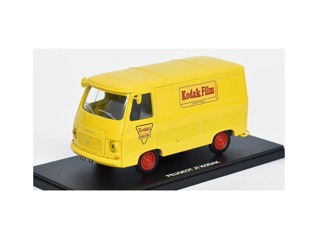 Peugeot J7 Kodak cu vitrina plexiglass - 1/43 Echelle