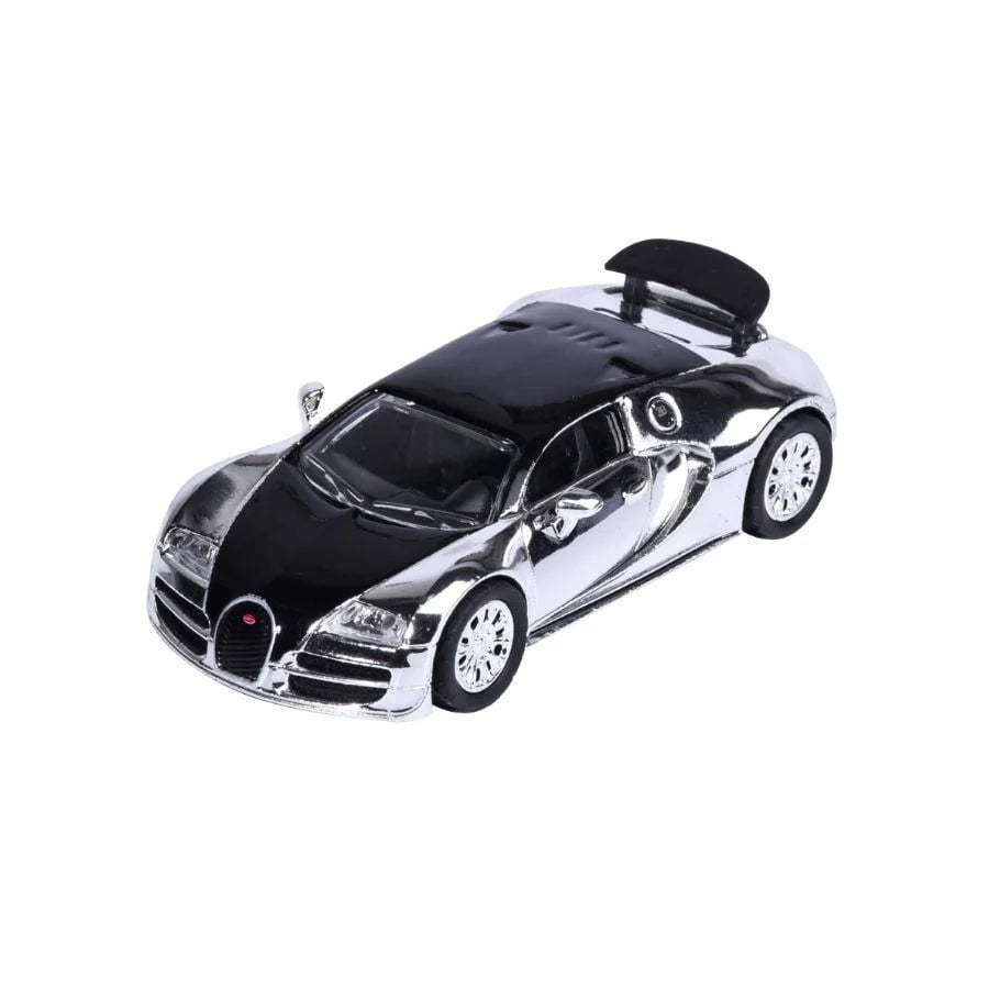 Macheta metalica Bugatti Veyron 16.4 Super Sport cu vitrina plexiglass - 1/64 Majorette