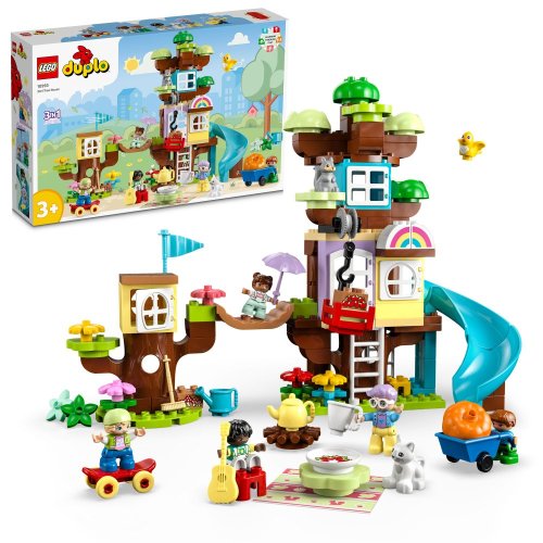 LEGO DUPLO 10993 - Casa din copac 3 in 1  (126 piese)