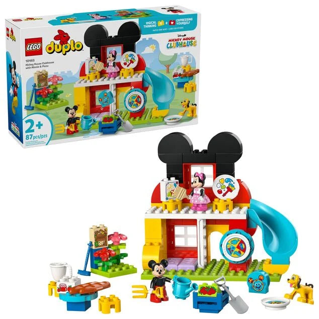 LEGO DUPLO 10465 - Clubul lui Mickey Mouse cu Minnie si Pluto (87 piese)