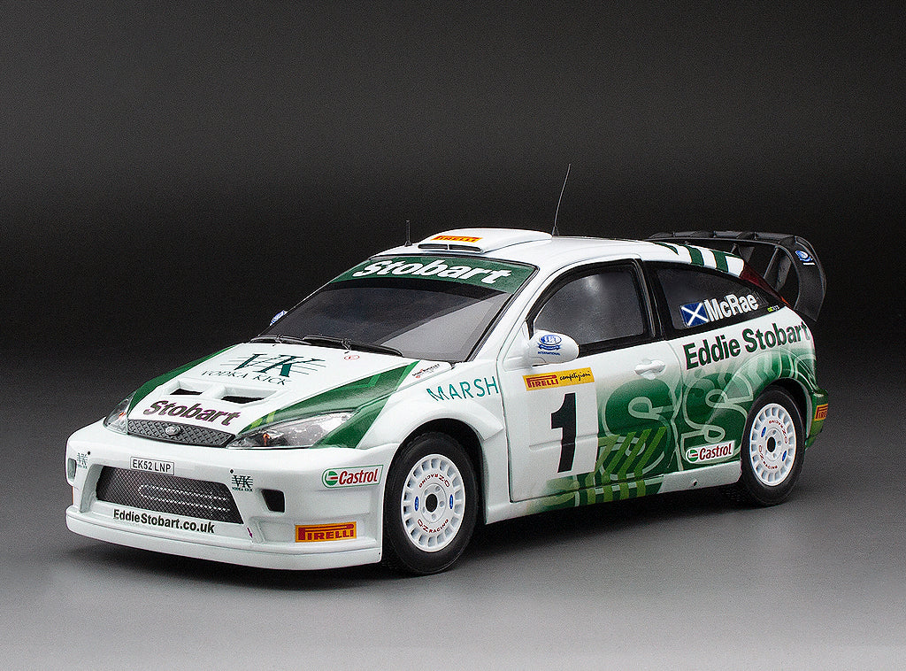 Ford Focus RS WRC ’03 – #1 Colin McRae Pirelli International Rally 2005 - 1/18 Sun Star