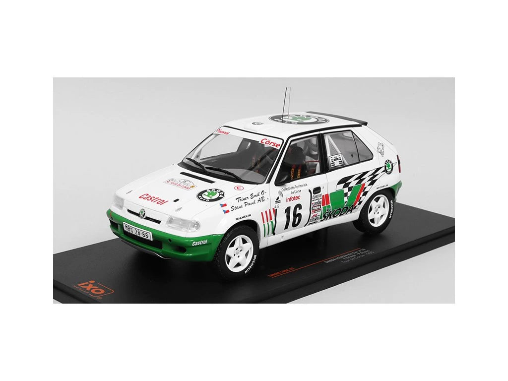 Skoda Felicia Kit Car #16 Tour de Corse 1995 - 1/18 Ixo Models