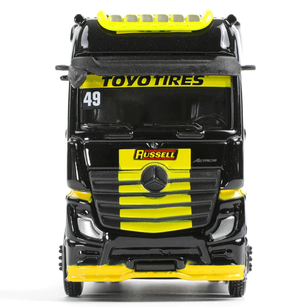 Camion Cap tractor Mercedes-Benz Actros 1851 galben/negru - 1/64 Maisto Design