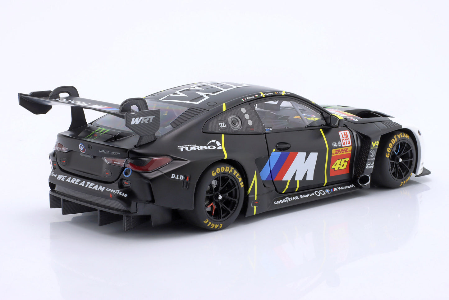 BMW M4 GT3 #46 2nd Imola 2024 Rossi, Martin, AL-Harthy 1/746pcs - 1/18 Minichamps